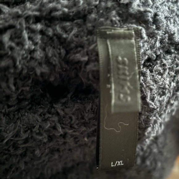 NWOT SKIMS black Cozy Collection knit shorts - Picture 3 of 3